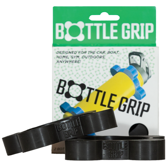 Bottle Grip Black Box of Two